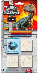 Multiprint MULTIPRINT JURASSIC PARK PIECZĄTKI BLISTER 3 SZT