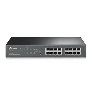 TP-Link TL-SG1016PE сетевой коммутатор Управляемый L2 Gigabit Ethernet (10/100/1000) Питание по Ethernet (PoE) Черный