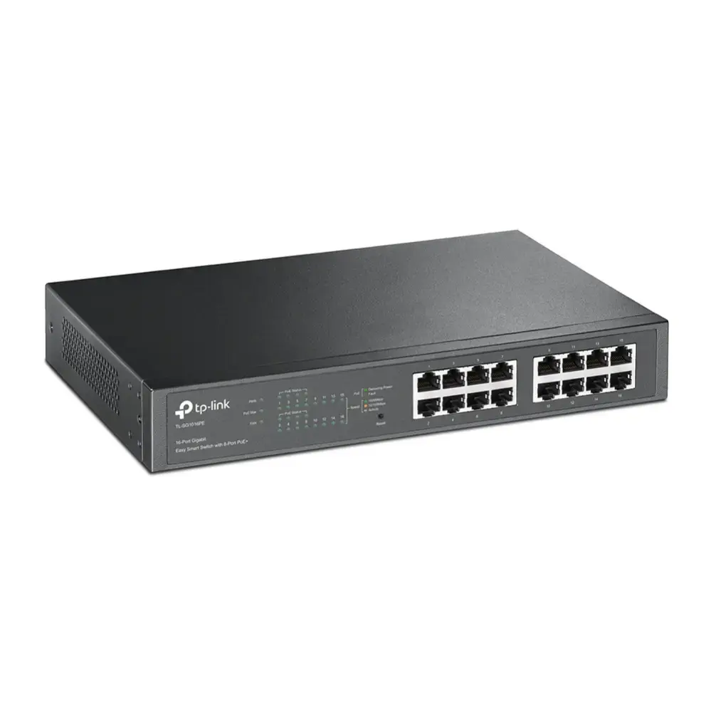 TP-Link TL-SG1016PE Managed L2 Gigabit PoE Switch Photo 2