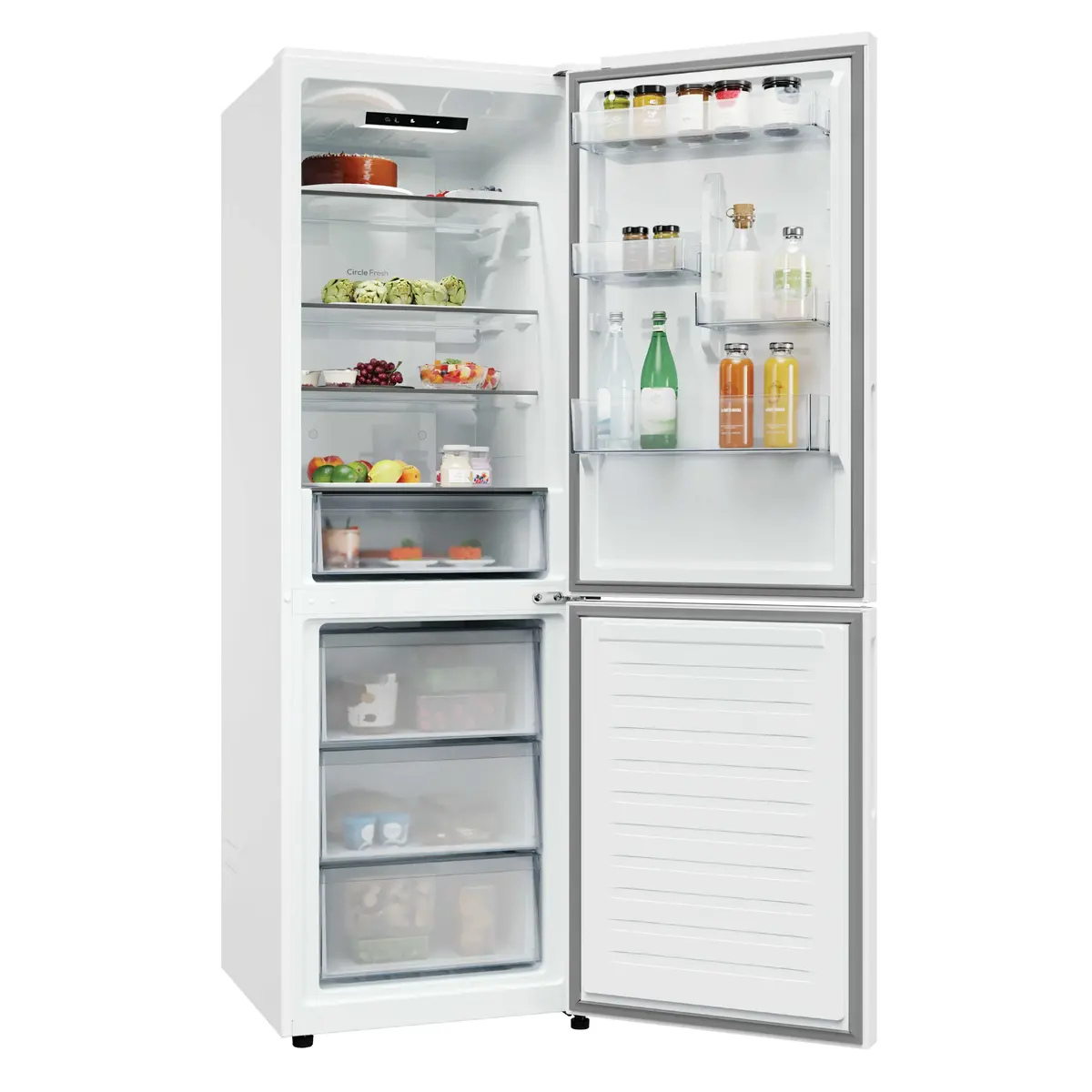 Candy Fresco CNCQ2T618CW Freestanding Refrigerator-Freezer Photo 3