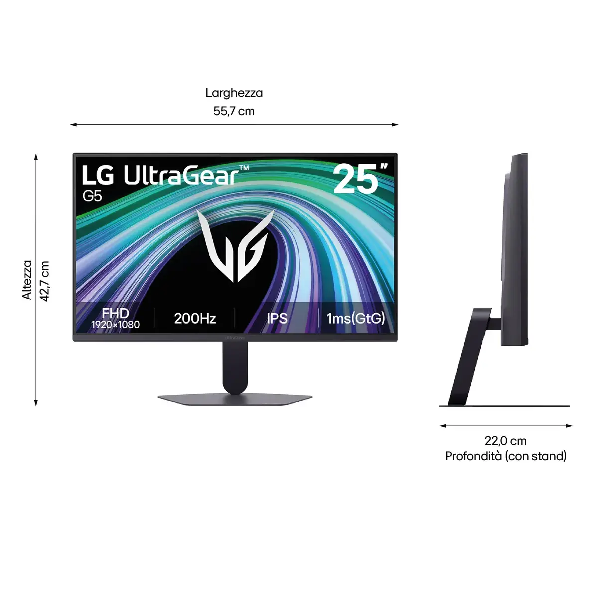 LG UltraGear 25G523B-B 25-inch Full HD Gaming Monitor Photo 7