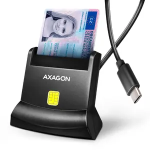 Axagon CRE-SM4NC USB-C Smart card StandReader
