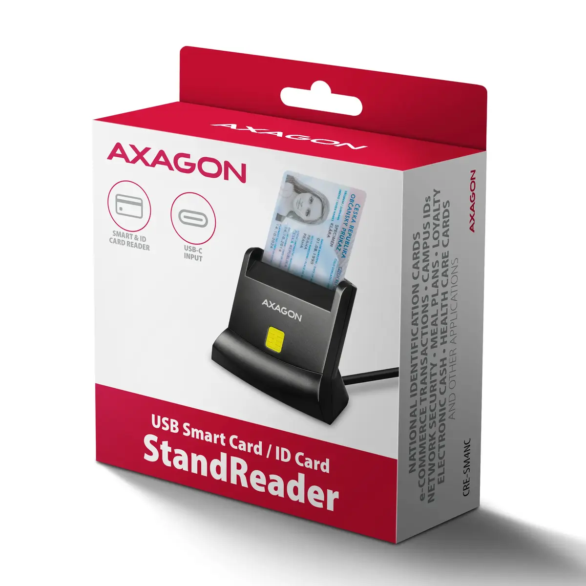 Axagon CRE-SM4NC smart card reader CRE-SM4NC Photo 6