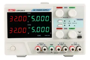 Laboratorijas barošanas avots 2x(0-32V) 2x(0-5A) ar fiksēto 5V 5A