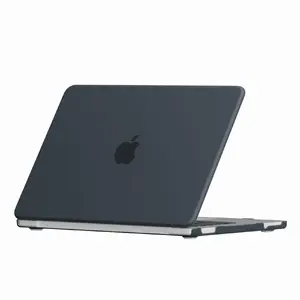 eSTUFF MacBook Neo 13 Black Frosted Hard Case 33,8 cm (13.3") Жесткий чехол-накладка Черный