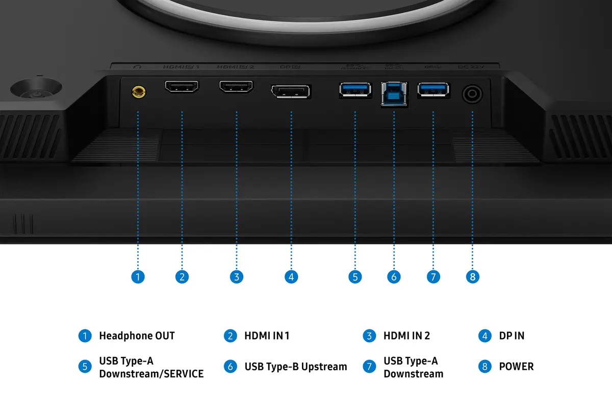 Samsung G80HS computer monitor LS32HG806ESXEN Photo 14