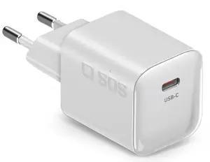 SBS TETRGAN1C30WW mobile device charger Universal White AC Indoor