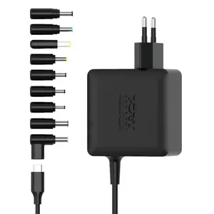 Port Designs 904065UWEU адаптер питания / инвертор Для помещений 65 W Черный
