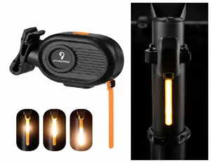 iLike   JOWORSE Rechargeable COB LED Bike Tail Light, USB-C Bicycle Rear Safety Light, 300mAh Waterproof Cycling Warning Light 