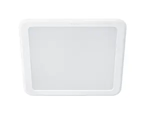 Philips Functional 12.5 W Recessed LED Spotlight Square White 3000 K 1200 lm 220-240 V IP20