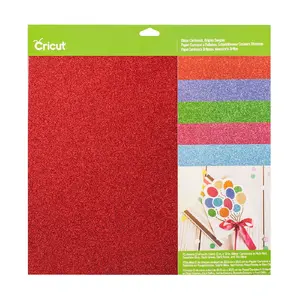 Набор цветной бумаги с блестками Cricut Glitter Cardstock 118 г/м², 10 листов