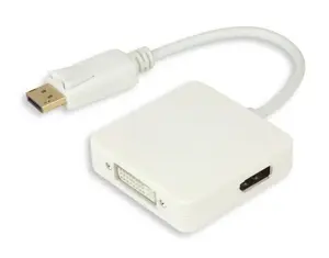 Jou Jye Computer AVC 191 USB grafiskais adapteris 1920 x 1200 pikseļi Balts