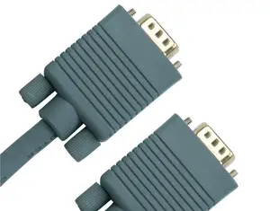 Jou Jye Computer 7.5m, 2xVGA VGA кабель 7,5 m VGA (D-Sub) Серый