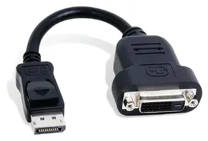 Matrox CAB-DP-DVIF видео кабель адаптер 0,2 m DisplayPort DVI-D Черный