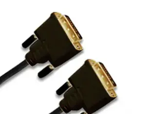 Jou Jye Computer DVI-D, plug 24+1p / plug 24+1p - 5.0M DVI kabelis 5 m Melns