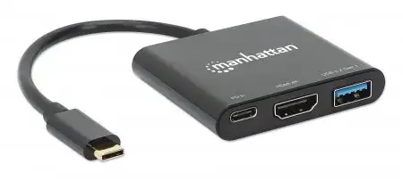 Док-станция Manhattan USB-C с HDMI и Power Delivery 100 Вт Photo 2