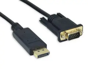 Jou Jye Computer AVC 125 1,8 m VGA (D-Sub) DisplayPort Melns