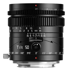 TTArtisan Tilt 50mm F1.4 Беззеркальный цифровой фотоаппарат со сменными объективами Стандартный объектив Черный