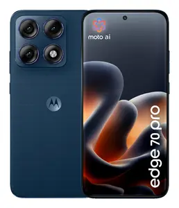 Viedtālrunis Motorola edge 70 pro 6.78" 5G MediaTek Dimensity 8500 Extreme 12 GB RAM 512 GB Atmiņa Android 16.0 6500 mAh Tumši zils