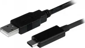 Кабель StarTech USB-A - USB-C 1 м черный