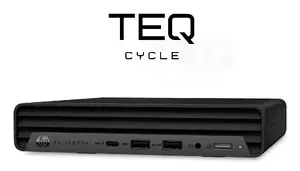 Teqcycle HP Elitedesk 800 G6 Intel® Core™ i5 i5-10400T 16 GB DDR4-SDRAM 256 GB SSD Windows 11 Pro MFF Mini PC Melns