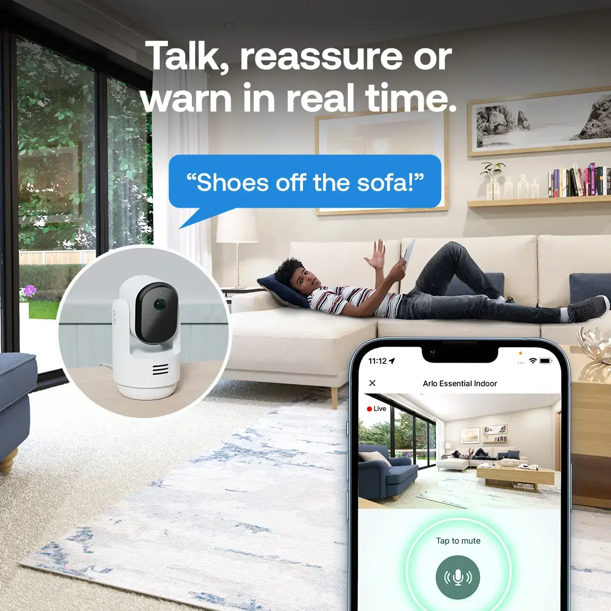 IP-камера Arlo Essential 3 2K с функцией PTZ Photo 8