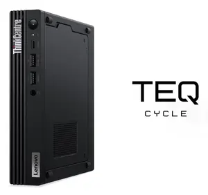 Teqcycle Lenovo ThinkCentre M80q Intel® Core™ i5 i5-10500T 16 GB DDR4-SDRAM 256 GB SSD Windows 11 Pro Mini PC Black