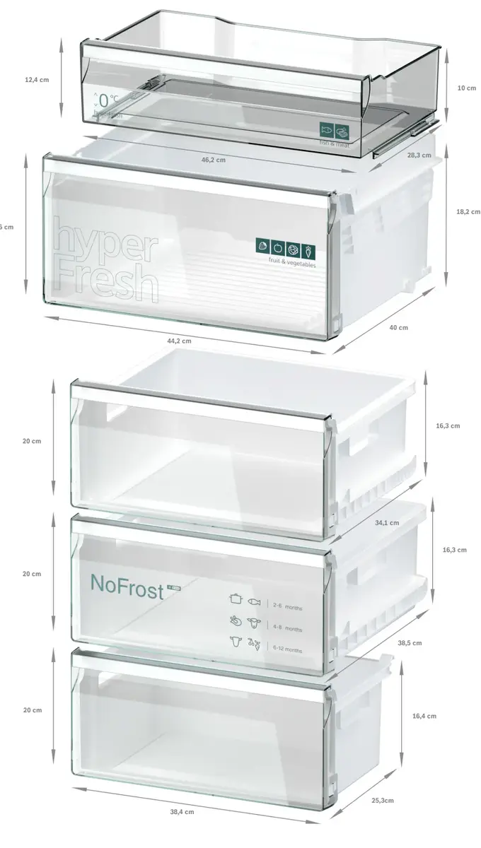 Siemens iQ300 KG36NVXBG fridge-freezer KG36NVXBG Photo 8