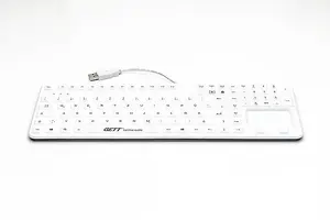 GETT CleanType Prime Panel+ keyboard Medical USB German White
