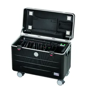 Parat Case A16 Multimedia Tablet Charging and Sync Cart, Black