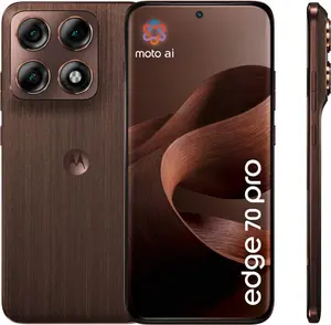 Смартфон Motorola Edge 70 Pro 6.78" Dual SIM 5G Android 16 MediaTek Dimensity 8500 Extreme 8 ГБ ОЗУ 256 ГБ Память Камера 50 МП 6500 мАч Дерево