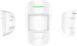 Беспроводной датчик движения Ajax MotionProtect Plus с ИК и микроволновым сенсором, белый