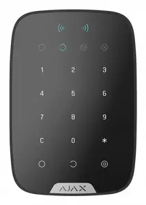 Беспроводная клавиатура управления Ajax KeyPad Plus, черная