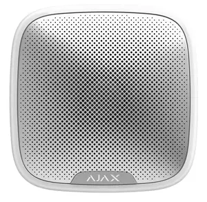 Ajax StreetSiren Wireless Indoor/Outdoor Alarm Siren, White