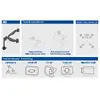 ACT AC8330 Dual Monitor Arm Solid Pro Photo 7
