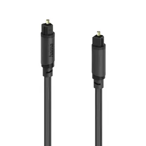 Hama 00202016 audio kabelis 1,5 m Toslink Melns