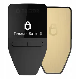 Trezor Safe 3 Hardware Cryptocurrency Wallet Solar Gold