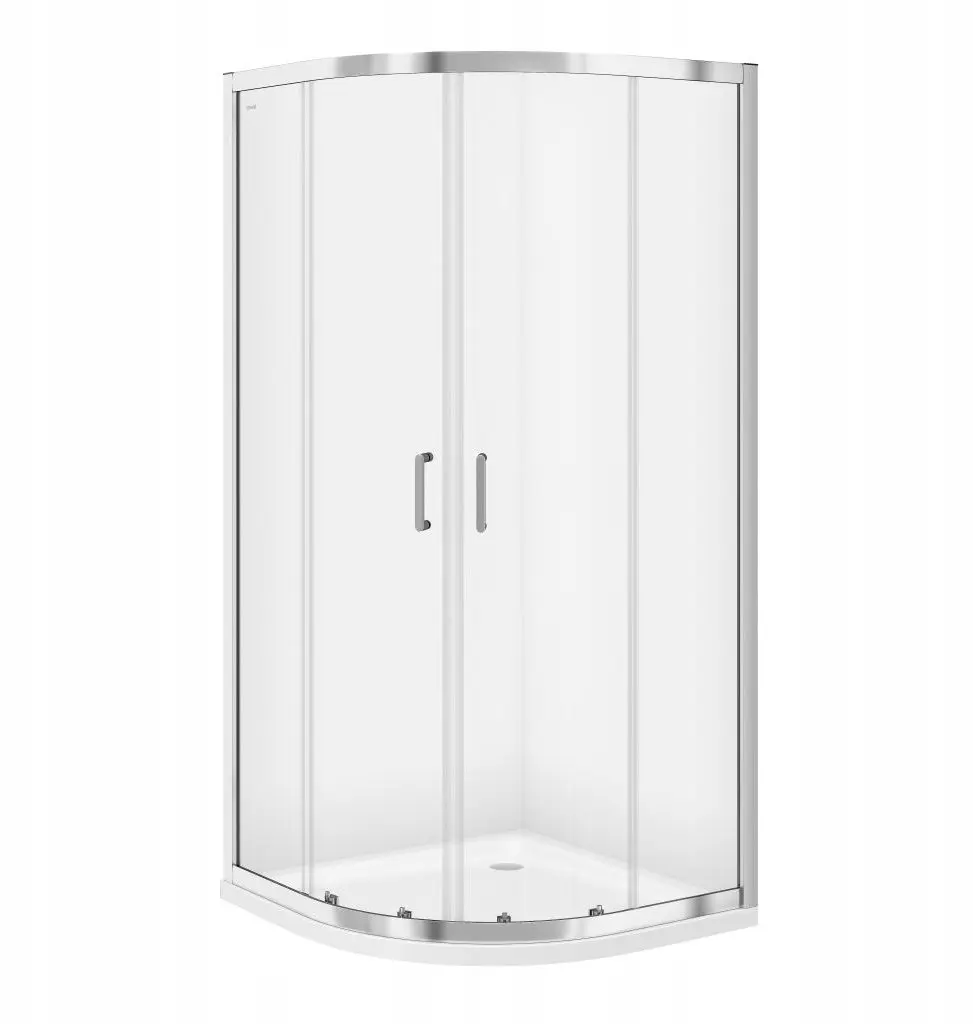 Pusapaļa dušas kabīne Cersanit Zip 90x90x190