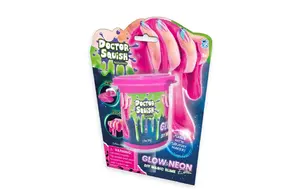Слайм Boti Global Doctor Squish Glow In The Dark, розовый, 100 г