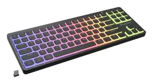 GENESIS Thor 430 TKL Wireless keyboard Gaming USB + RF Wireless + Bluetooth QWERTY US English Black