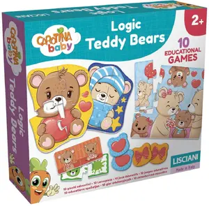 Lisciani Carotina Baby Logic Teddy Bears Educational Game