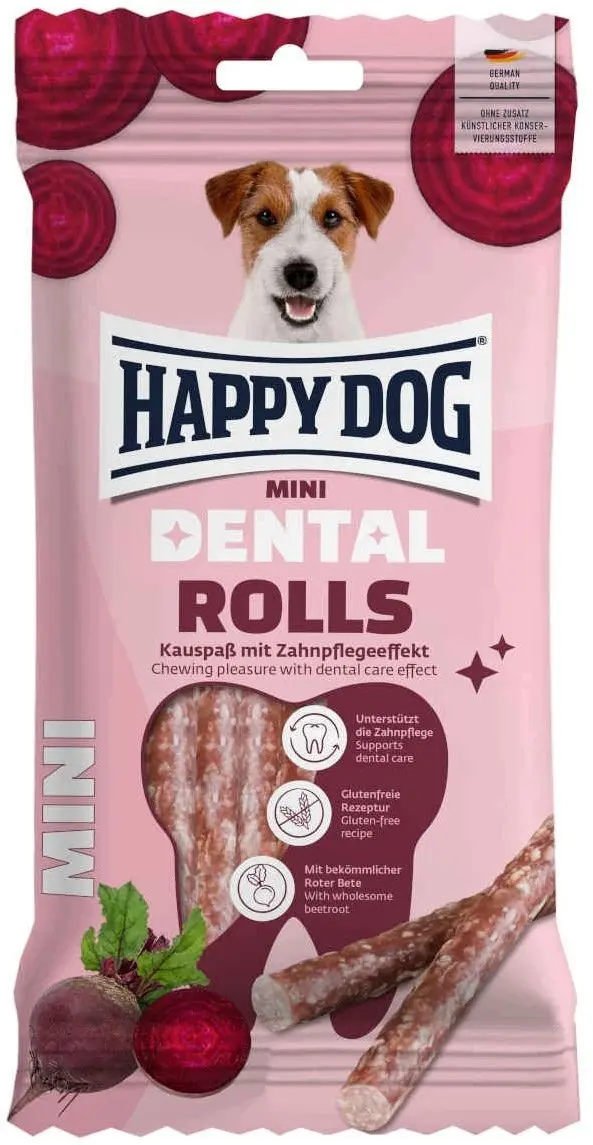 Happy Dog Dental Rolls Mini veģetārs
