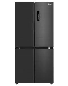 Midea Refrigerator | MDRF632FIE45 | Energy efficiency class E | Free standing | Side by Side | Height 177.5 cm | No Frost system | Fridge net capacity 305 L | Freezer net capacity 168 L | Display | 35 dB | Dark Inox
