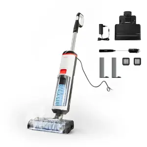 Polti RollySteam WD10 3-in-1 stick vacuum Кабель переменного тока Сухой и мокрый HEPA Без мешка 0,8 L 750 W Черный, Белый