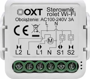 OXT Sterownik Rolet Markiz Procentowy WiFi TUYA