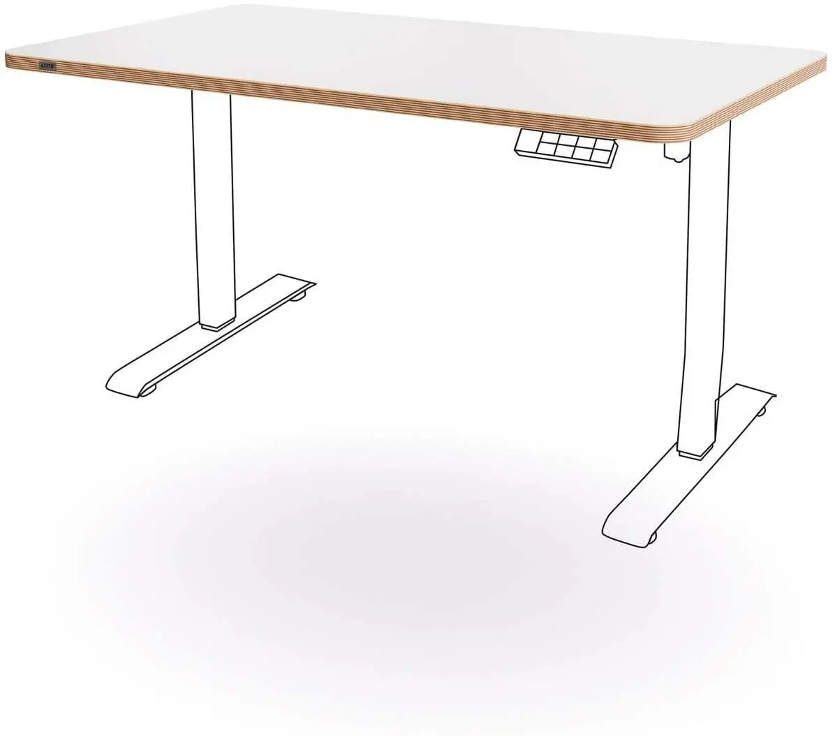 Leitz Ergo galda virsma sēdēšanai/stāvēšanai 140x80