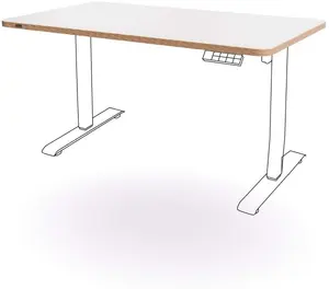 Leitz Ergo Sit-Stand Desk Tabletop 140x80 cm White