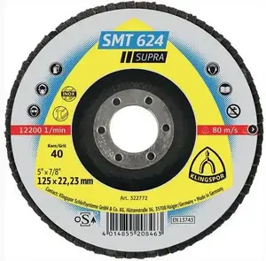Klingspor SMT 325 Convex Flap Disc P40 125mm