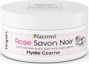 Nacomi melnās ziepes Roze 125g