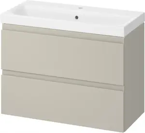 Cersanit MODUO SLIM 80 vannas istabas mēbeļu komplekts, kašmira krāsā